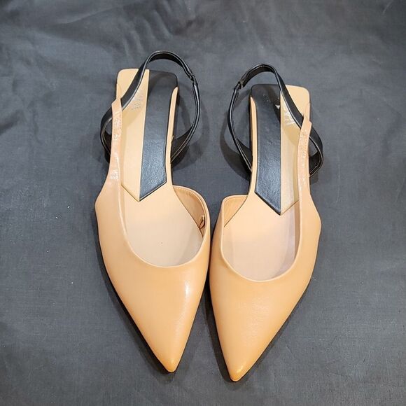 BRAND NEW ZARA SLINGBACK POINTED TOE MULE SANDAL - Picture 3 of 16